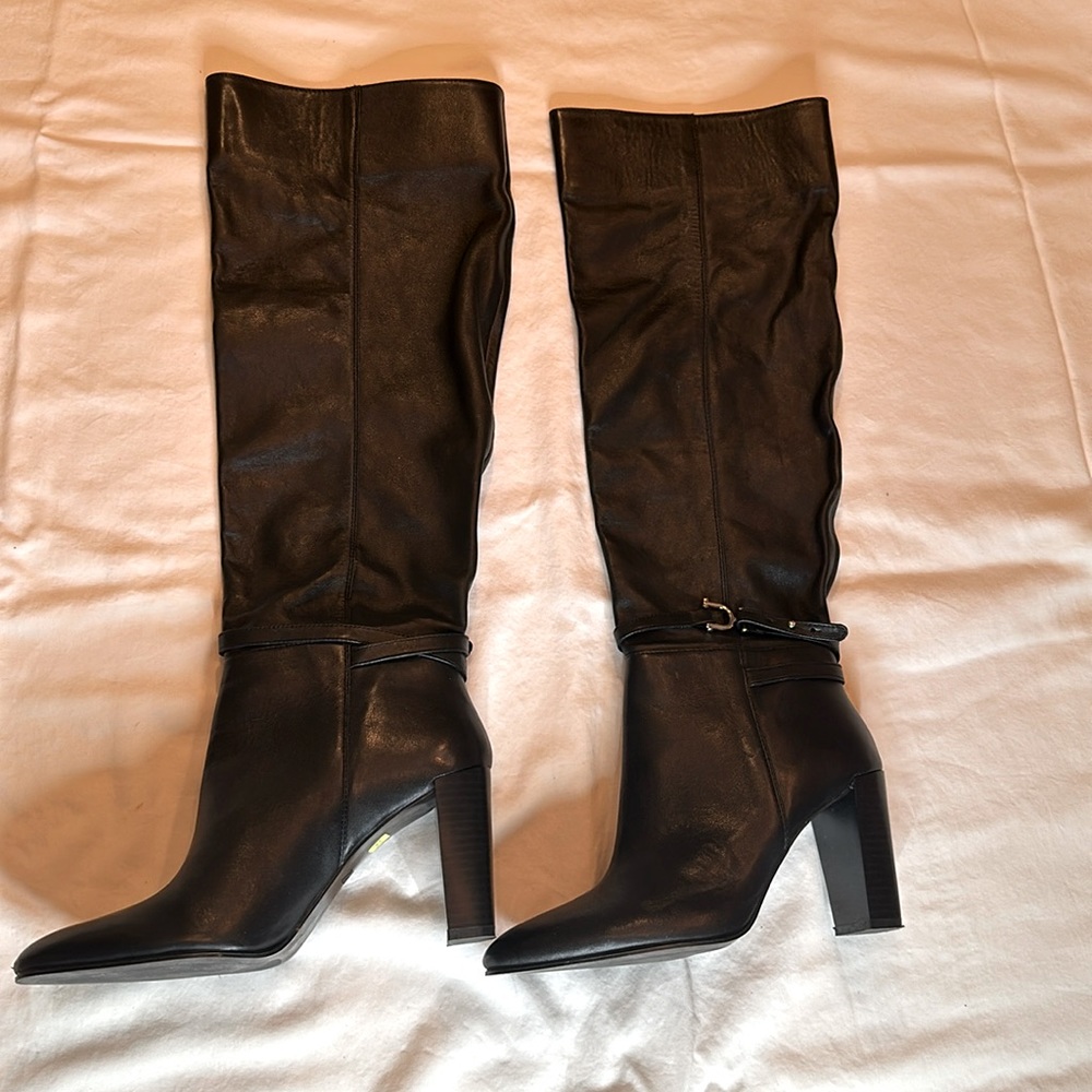 Black tall boots
